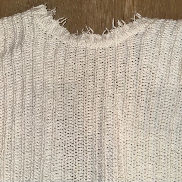 Wildfox Women's Reversible Palmetto Sweater White Small - Picture 9 of 13